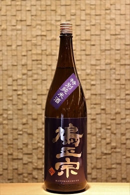 鳩正宗 特別純米 華吹雪55 火入 　1800ml