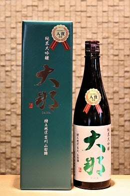 大那 純米大吟醸 吉川(特A地区)山田錦　720ml